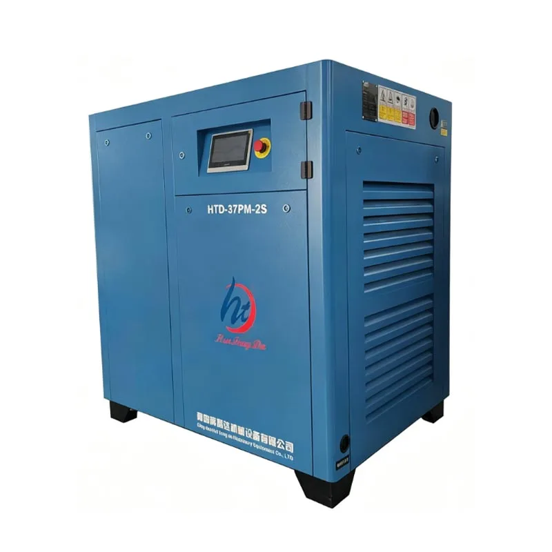 10 HP екі сатылы бұрандалы ауа компрессоры